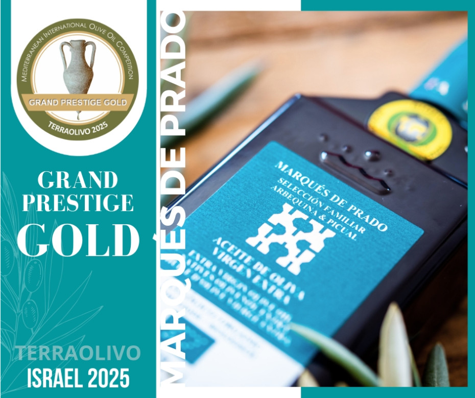 Marqués de Prado galardonado en Terraolivo Israel 2025